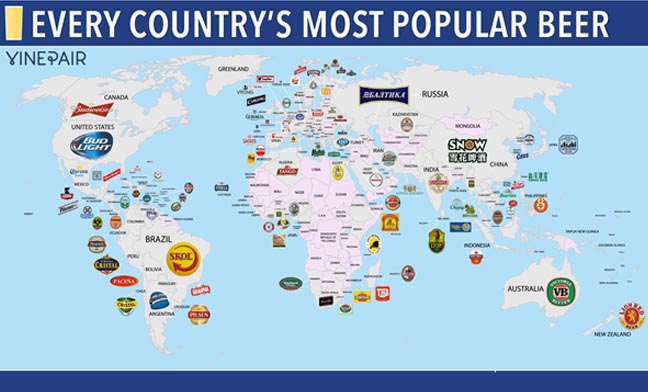 Las cervezas más populares del mundo